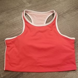 Red/Orange Fabletics Crop Top
